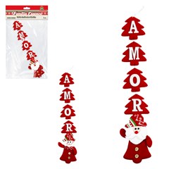 Fam essence enf cordao amor natalino 55x8cm   cx:072