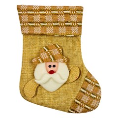 Fam golden bota com noel/boneco 23x17cm       cx:0060