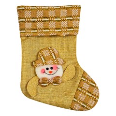 Fam golden bota com noel/boneco 23x17cm       cx:0060