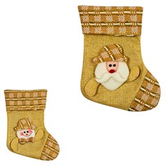 Fam golden bota com noel/boneco 23x17cm       cx:0060