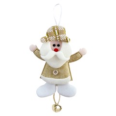 Fam golden enfeite noel/boneco c/guizo 18cm     cx:0144