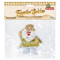Fam golden enf noel/boneco com placa 21cm       cx:0096
