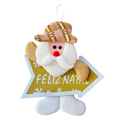 Fam golden enf noel/boneco com placa 21cm       cx:0096
