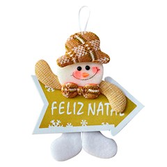 Fam golden enf noel/boneco com placa 21cm       cx:0096