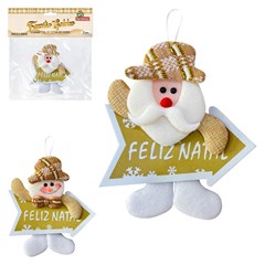 Fam golden enf noel/boneco com placa 21cm       cx:0096