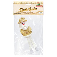 Fam golden enf noel/boneco neve perna longa 30cm      cx:0096