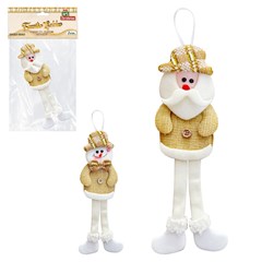 Fam golden enf noel/boneco neve perna longa 30cm      cx:0096