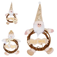 Fam royale boneco guirlanda c/placa 40cm       cx:0012
