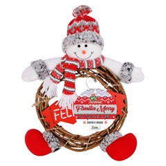 Fam merry boneco guirlanda c/placa 40cm     cx:0012