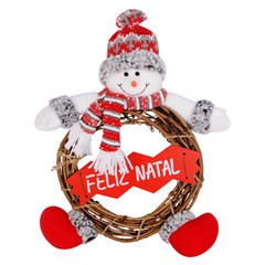Fam merry boneco guirlanda c/placa 40cm     cx:0012