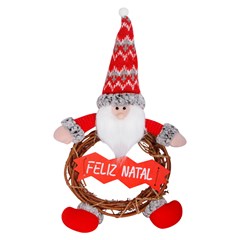 Fam merry boneco guirlanda c/placa 40cm     cx:0012