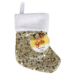 Bota decorada glow 17cm                  cx:096