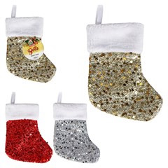 Bota decorada glow 17cm                  cx:096