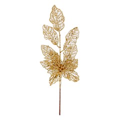 Galho glitter flor 34cm                   cx:060