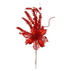 Galho glitter flor 36cm                  cx:060