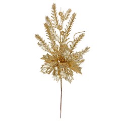 Galho glitter flor 36cm                  cx:060