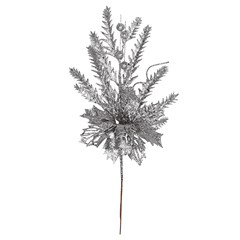 Galho glitter flor 36cm                  cx:060