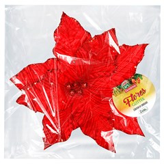 Flor bico de papagaio 27x22cm            cx:072