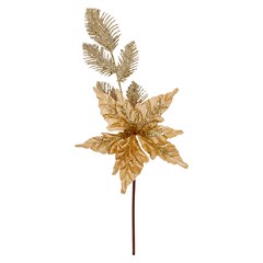 Galho glitter c/flor 45cm           cx:060