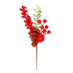 Galho cereja decorado 24cm                      cx:120