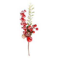 Galho cereja decorado 24cm                      cx:120