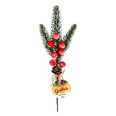 Galho cereja decorado 18cm                cx:120