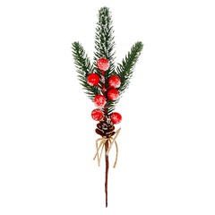 Galho cereja decorado 18cm                cx:120