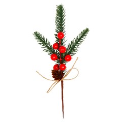 Galho cereja decorado 18cm                cx:120