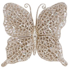 Borboleta glitter 12cm c/2pcs              cx:120