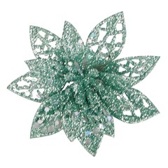 Flor glitter vazada 7,5cm c/6pcs         cx:120