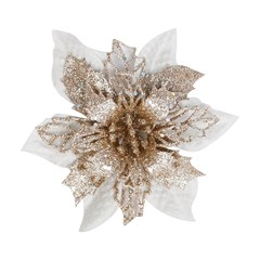 Flores glitter 3 camadas 13cm          cx:120