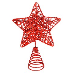 Ponteira estrela aramada tracada 18cm    cx:048