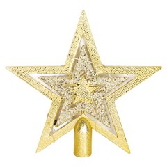 Ponteira estrela  18cm 21led             cx:120