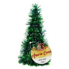 Enf arvore cone verde 27x12cm                   cx:060