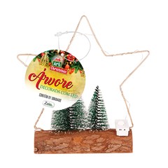 Enf arvore decorada 10led 15x18cm         cx:072