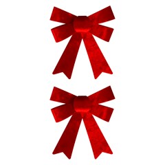 Laco  vermelho 10x12cm 2pcs                  cx:060