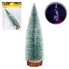 Enf arvore madeira 25x9,5cm 10led      cx:048