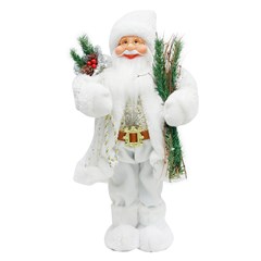 Noel luxo branco 40cm      cx:0008