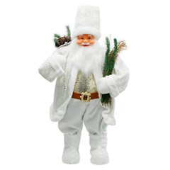 Noel luxo branco 80cm          cx:0003