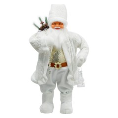 Noel luxo branco 80cm          cx:0003