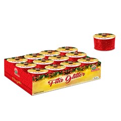 Fita glitter 3,8cmx9m          cx:0048