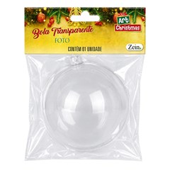 Bola transparente para foto 8cm                 cx:180