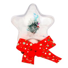 Enf cupula estrela c/luz 9,5x11cm           cx:096