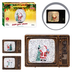 Enf globo tv c/luz e agua 3x8x11cm                            cx:072