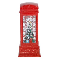 Enf arandela cabine telefonica c/luz e agua 5x5x12cm                cx:048