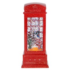Enf arandela cabine telefonica c/luz e agua 5x5x12cm                cx:048