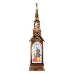 Enf igreja c/luz e agua 5x5x22cm                     cx:048