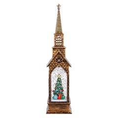 Enf igreja c/luz e agua 5x5x22cm                     cx:048
