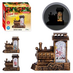 Enf trem c/luz e agua 6x12x11cm                  cx:024