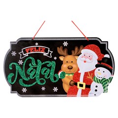 Painel natalino feliz natal 26x44cm                        cx:060